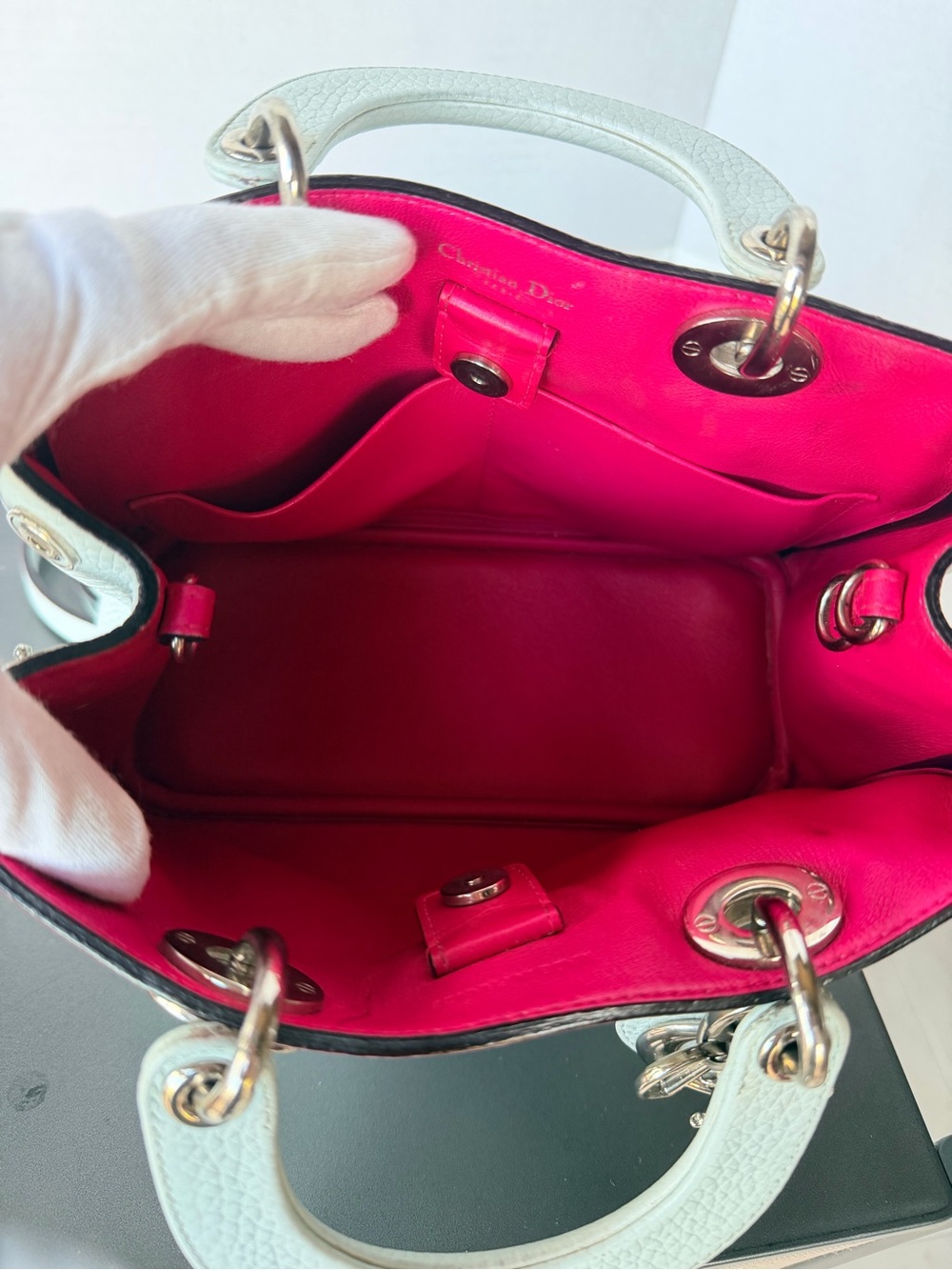 Diorissimo small leather tote - Picture 7 of 14